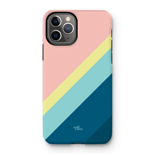Pastels Geometric Stripe Tough Phone Case