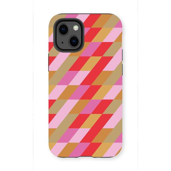 Pink & Red Diamond Tough Phone Case
