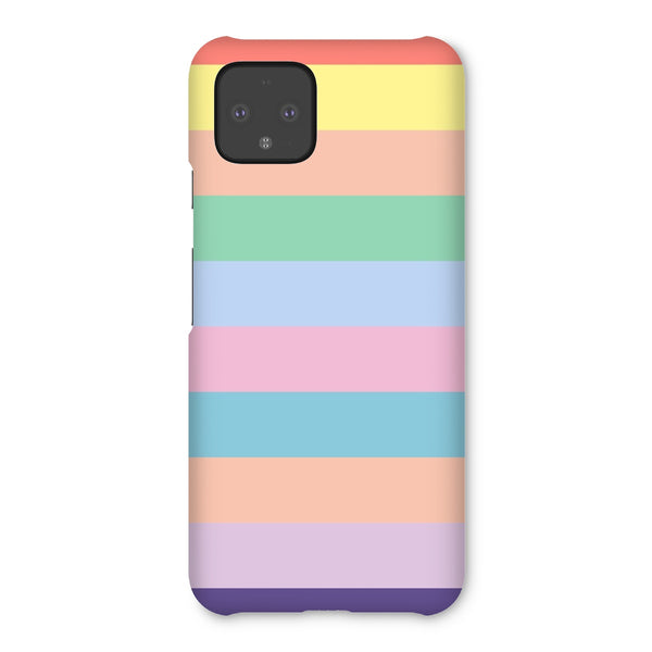Pastel Stripe Snap Phone Case
