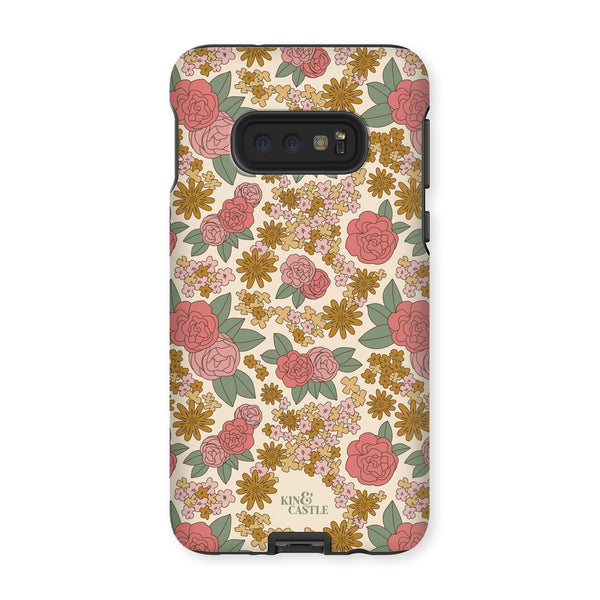 Pink & Rose Garden Tough Phone Case