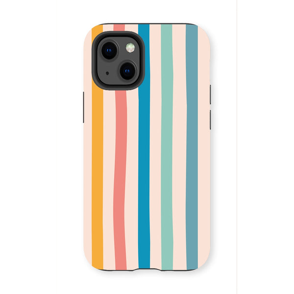 Earth Tones Stripe Tough Phone Case