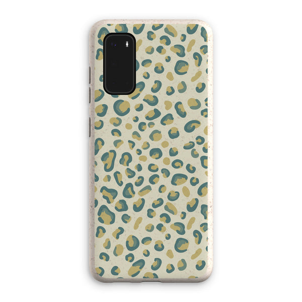 Mint Green Leopard Print Eco Phone Case