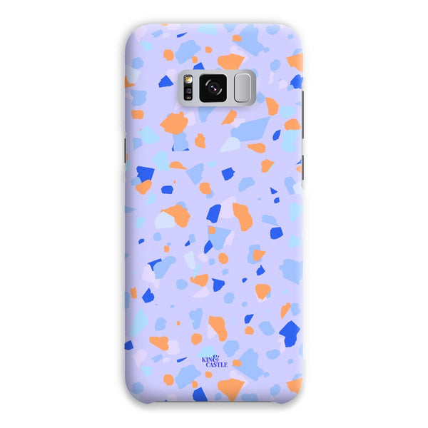 Blue & Orange Terrazzo Snap Phone Case