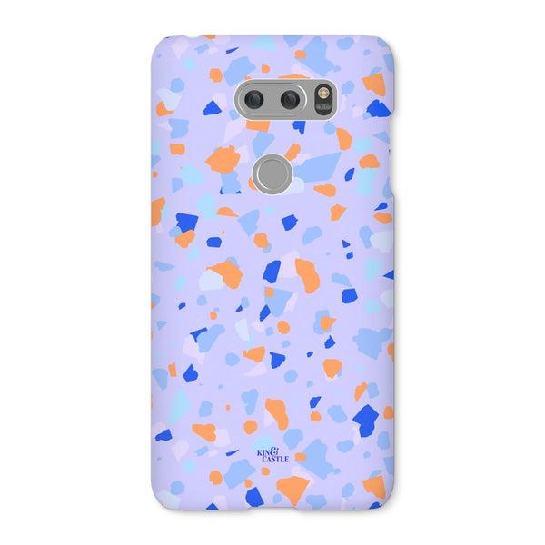 Blue & Orange Terrazzo Snap Phone Case