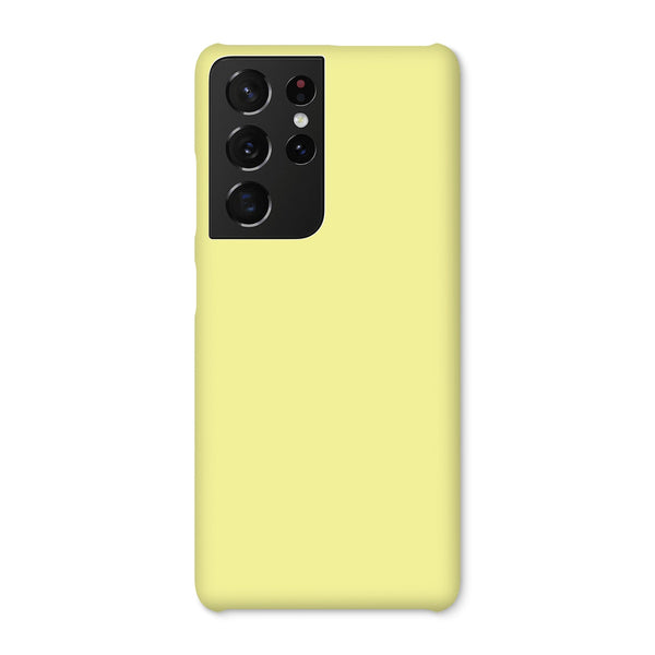 Lemon Yellow Snap Phone Case