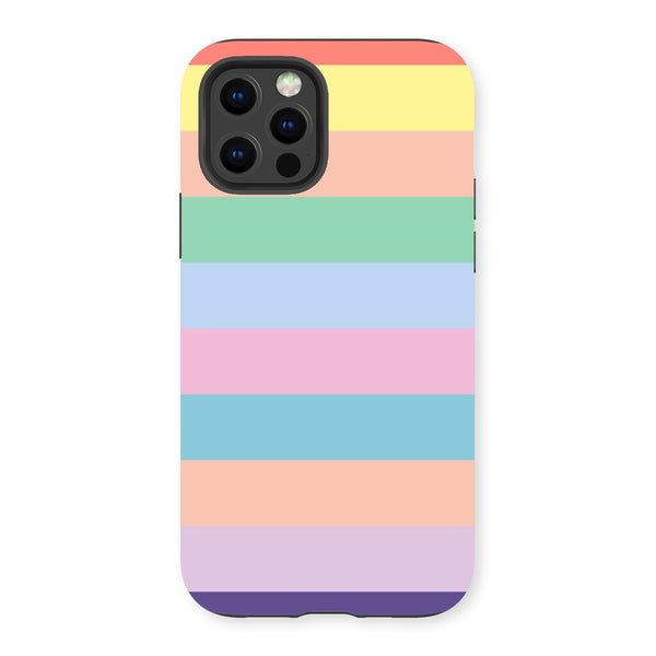 Pastel Stripe Tough Phone Case