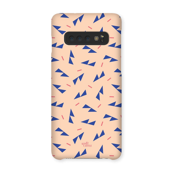 Blue Ditzy Triangles Snap Phone Case