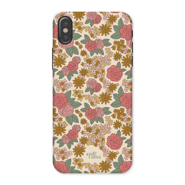 Pink & Rose Garden Tough Phone Case