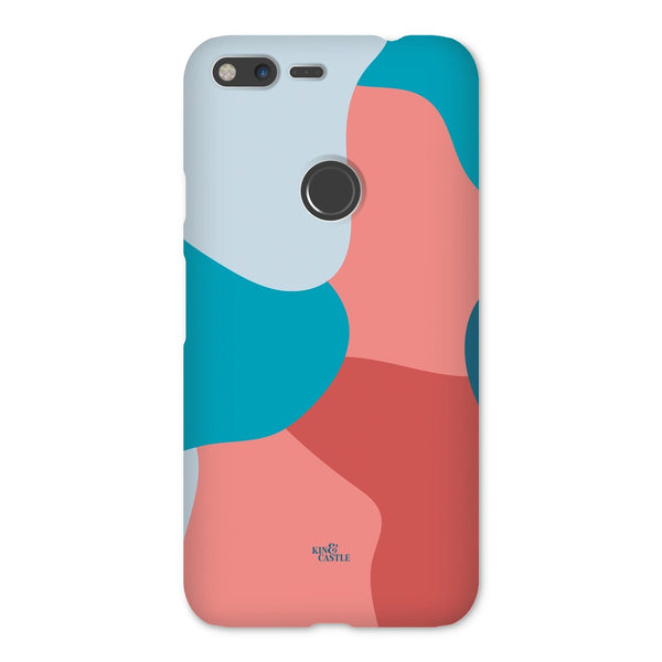 Blue, Red & Pink Abstract Snap Phone Case