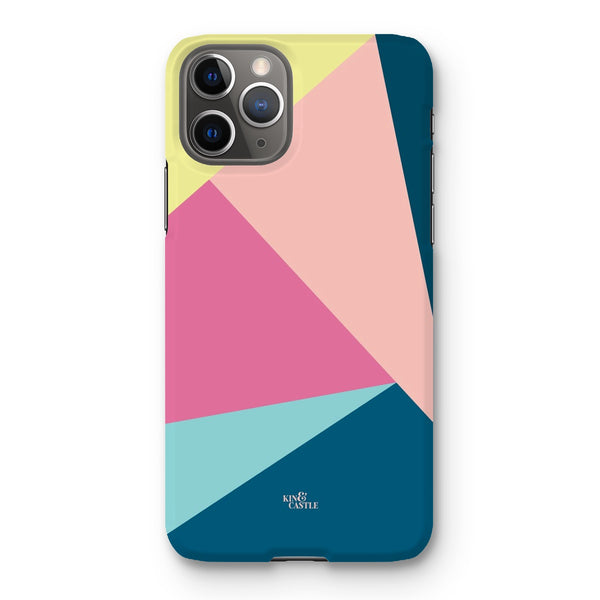 Pastel Triangles Snap Phone Case