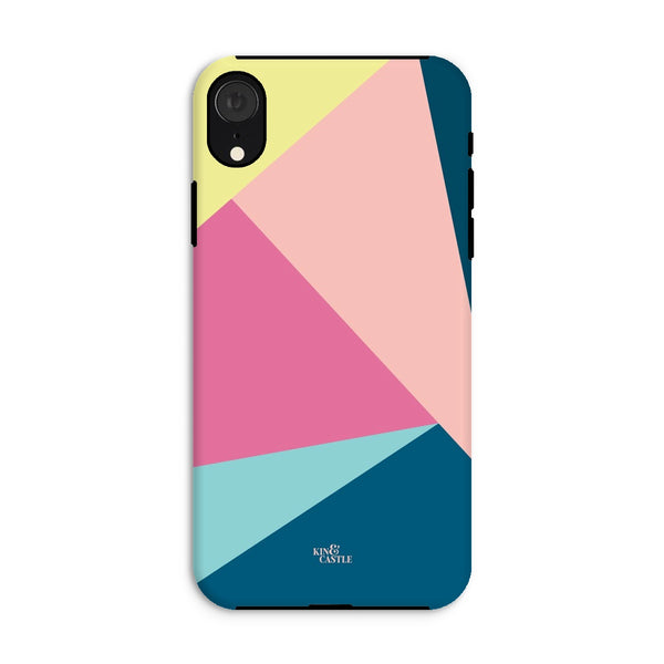 Pastel Triangles Tough Phone Case