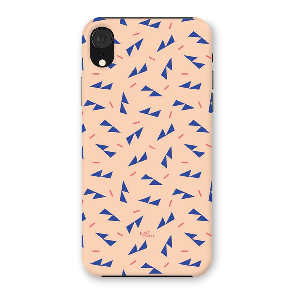 Blue Ditzy Triangles Snap Phone Case