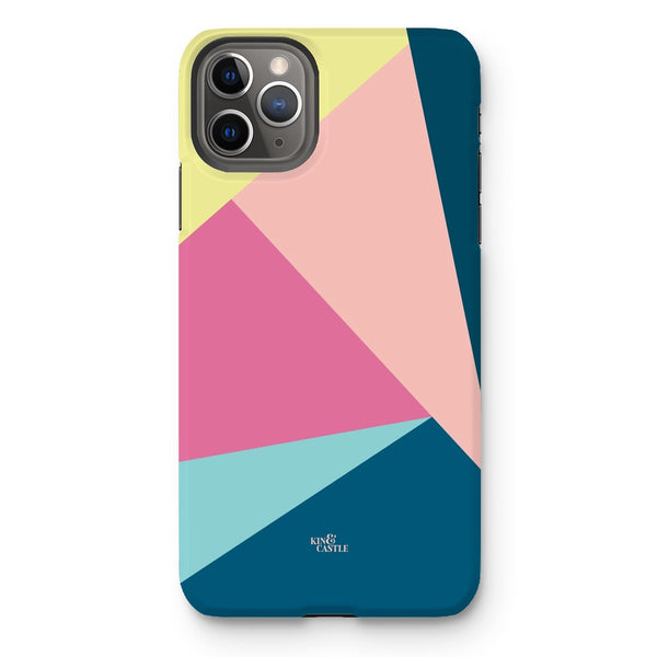 Pastel Triangles Tough Phone Case
