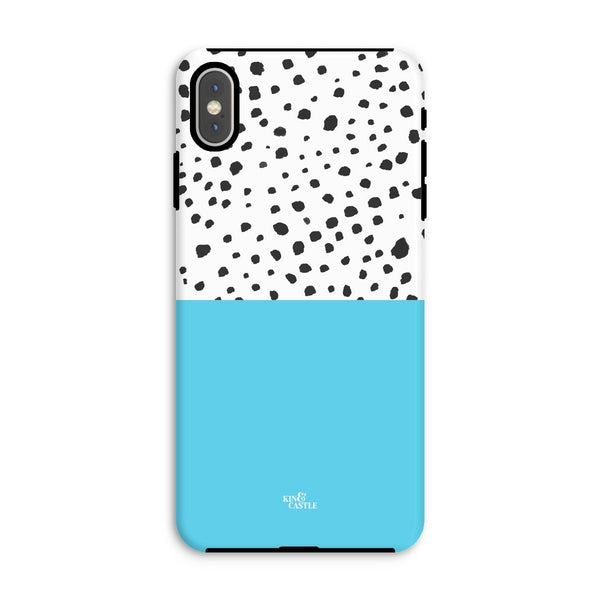 Blue & Graphite Animal Spots Tough Phone Case