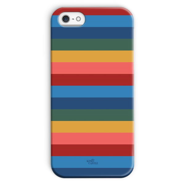 Retro Rainbow Snap Phone Case