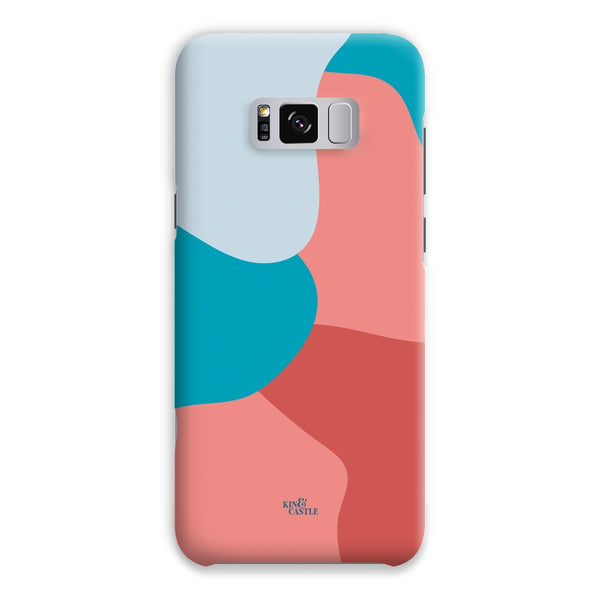 Blue, Red & Pink Abstract Snap Phone Case