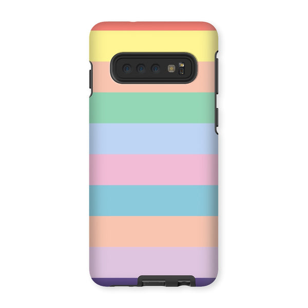Pastel Stripe Tough Phone Case