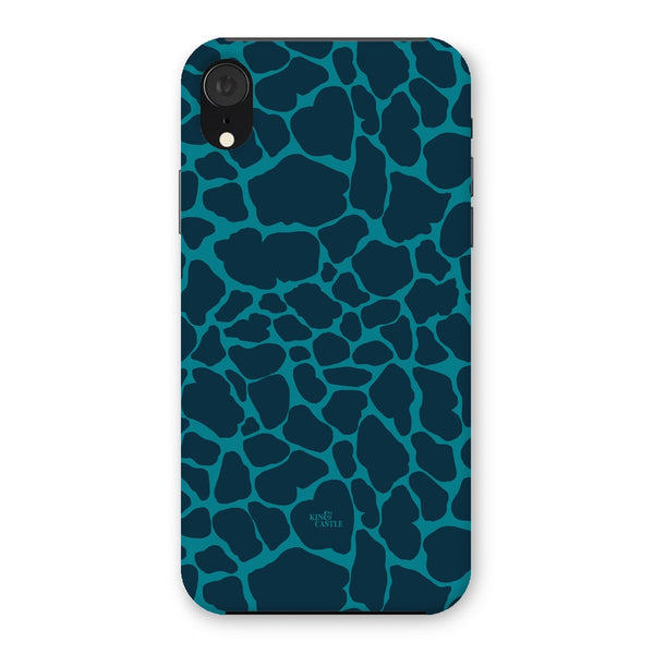 Blue & Teal Giraffe Print Snap Phone Case