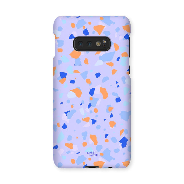 Blue & Orange Terrazzo Snap Phone Case