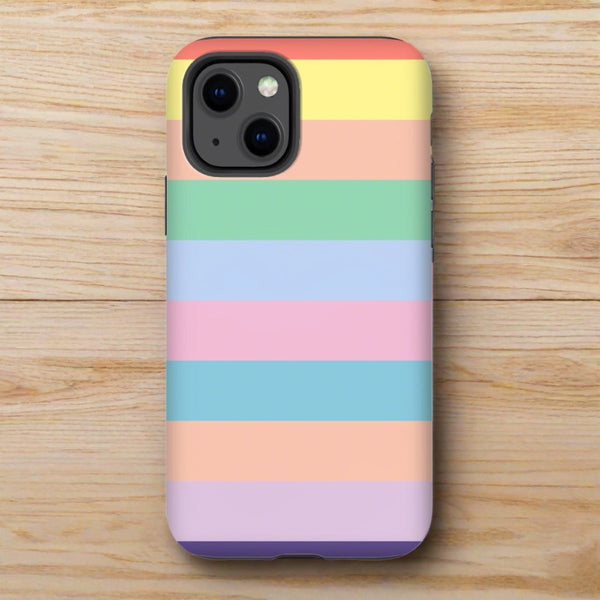Pastel Stripe Tough Phone Case
