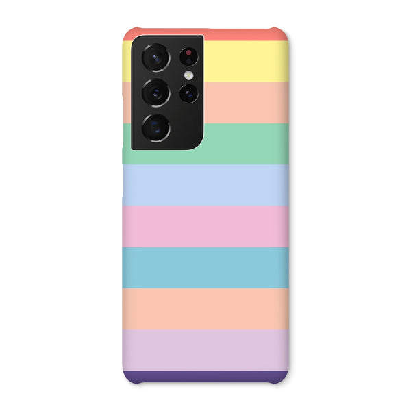 Pastel Stripe Snap Phone Case