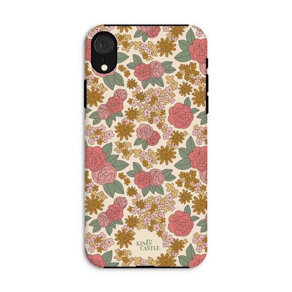 Pink & Rose Garden Tough Phone Case