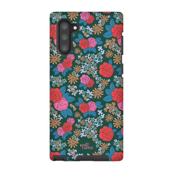 Pink & Red Garden Tough Phone Case