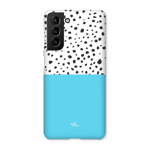 Blue & Graphite Animal Spots Snap Phone Case