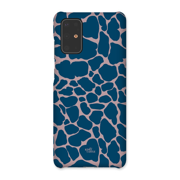 Pink & Blue Giraffe Print Snap Phone Case