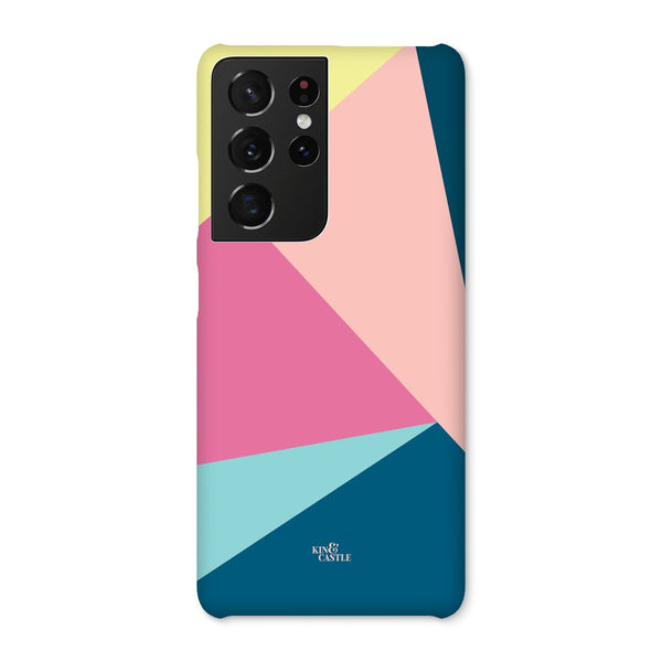 Pastel Triangles Snap Phone Case