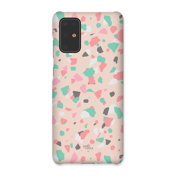 Coral, Pink & Mint Terrazzo Snap Phone Case