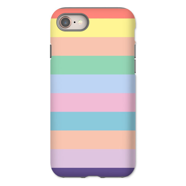 Pastel Stripe Tough Phone Case