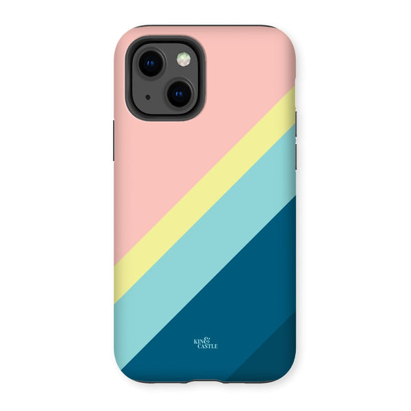 Pastels Geometric Stripe Tough Phone Case