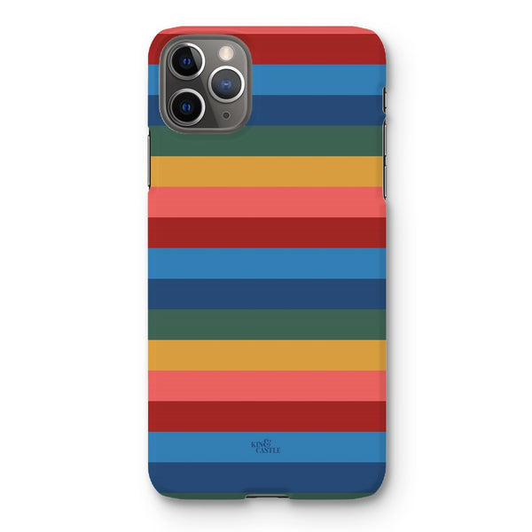 Retro Rainbow Snap Phone Case