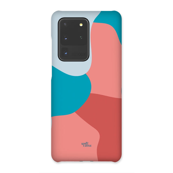 Blue, Red & Pink Abstract Snap Phone Case