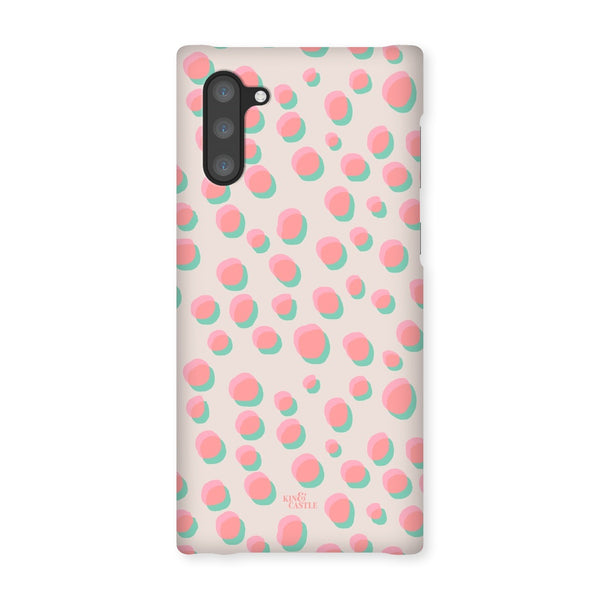 Coral & Mint Pastel Dots Snap Phone Case
