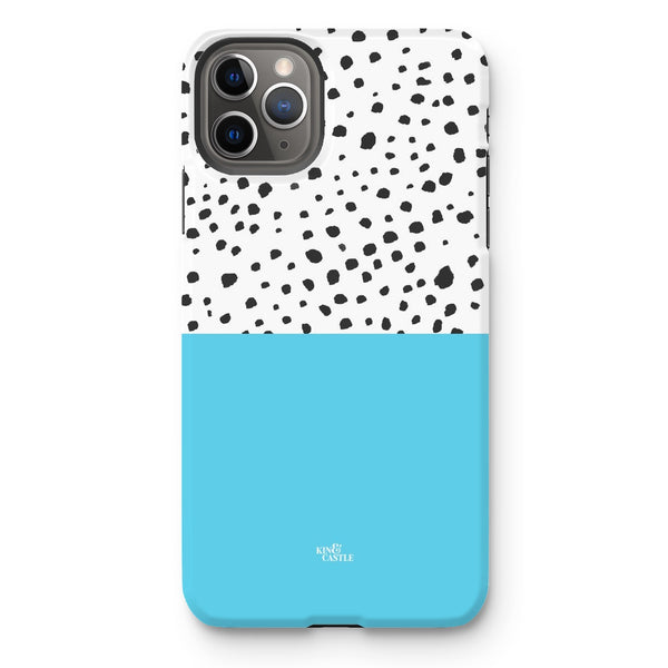 Blue & Graphite Animal Spots Tough Phone Case