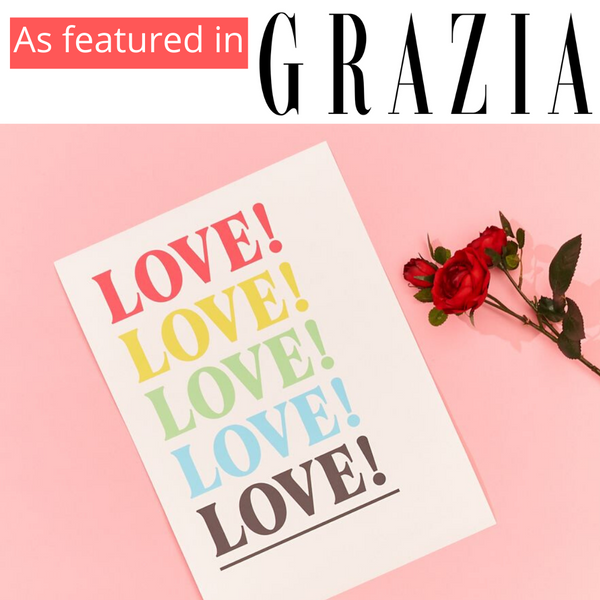 Love! Art Print  - Choose Love charity print