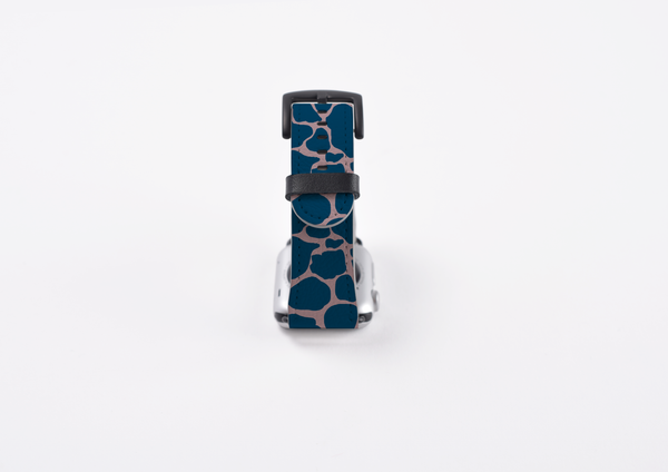 Pink & Blue Giraffe Print Apple Watch Strap