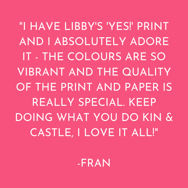 YES! Limited Edition Print Club London Screen Print