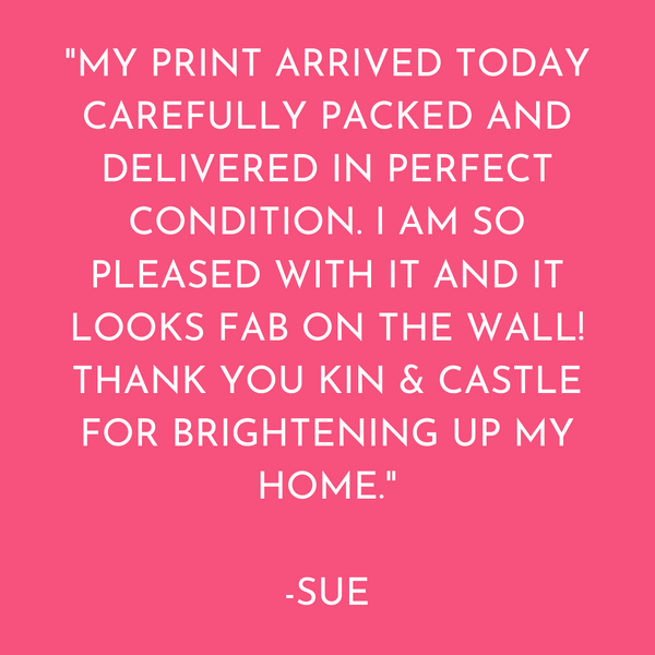Home Art Print (myrtle green on white)