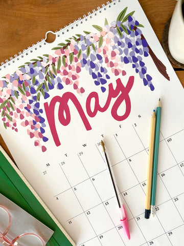 2026 Year in Botanicals A3 Wall Calendar