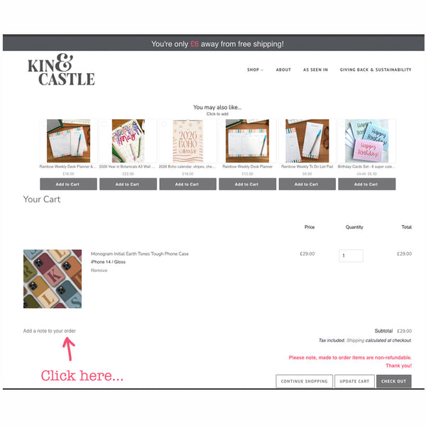 Monogram Initial Earth Tones Tough Phone Case