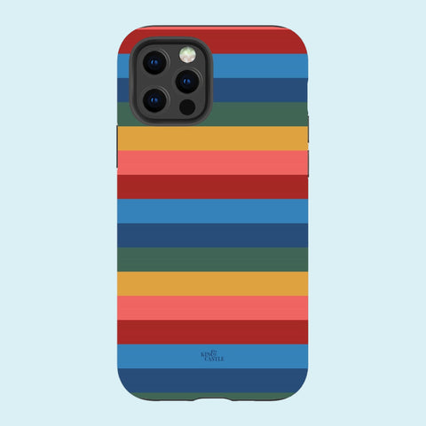 Retro Rainbow Tough Phone Case