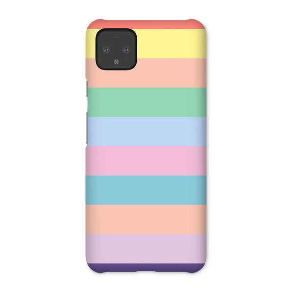 Pastel Stripe Snap Phone Case