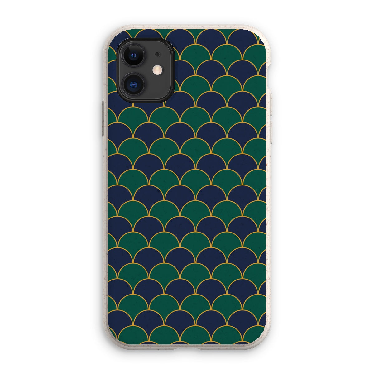 Blue & Green Geo Waves Eco Phone Case