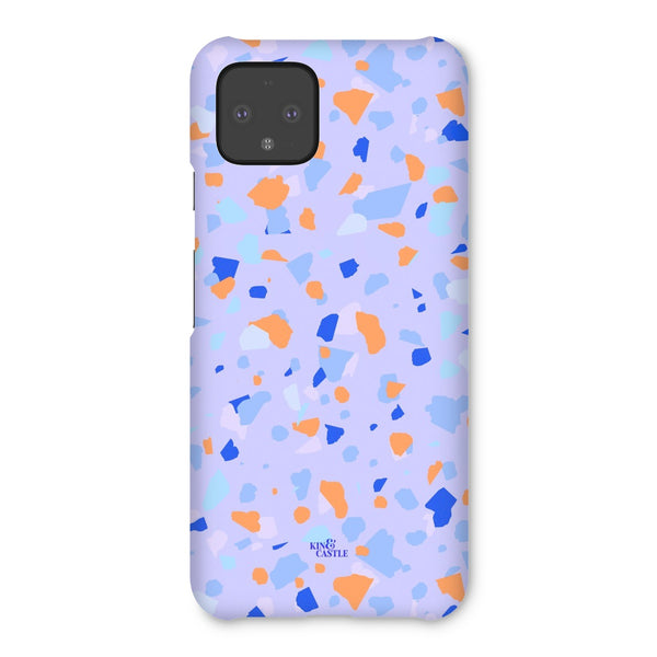 Blue & Orange Terrazzo Snap Phone Case
