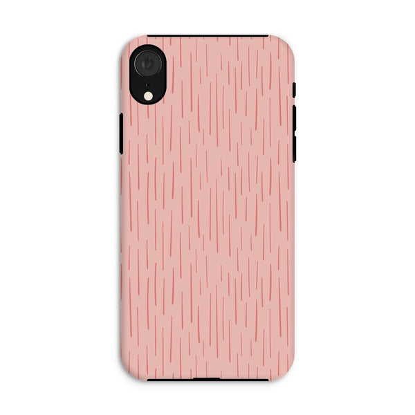 Rose Pink Dash Tough Phone Case