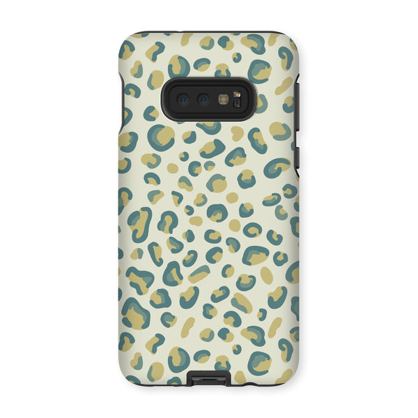 Mint Green Leopard Print Tough Phone Case