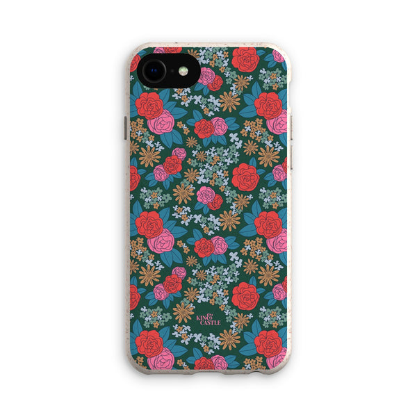 Pink & Red Garden Eco Phone Case